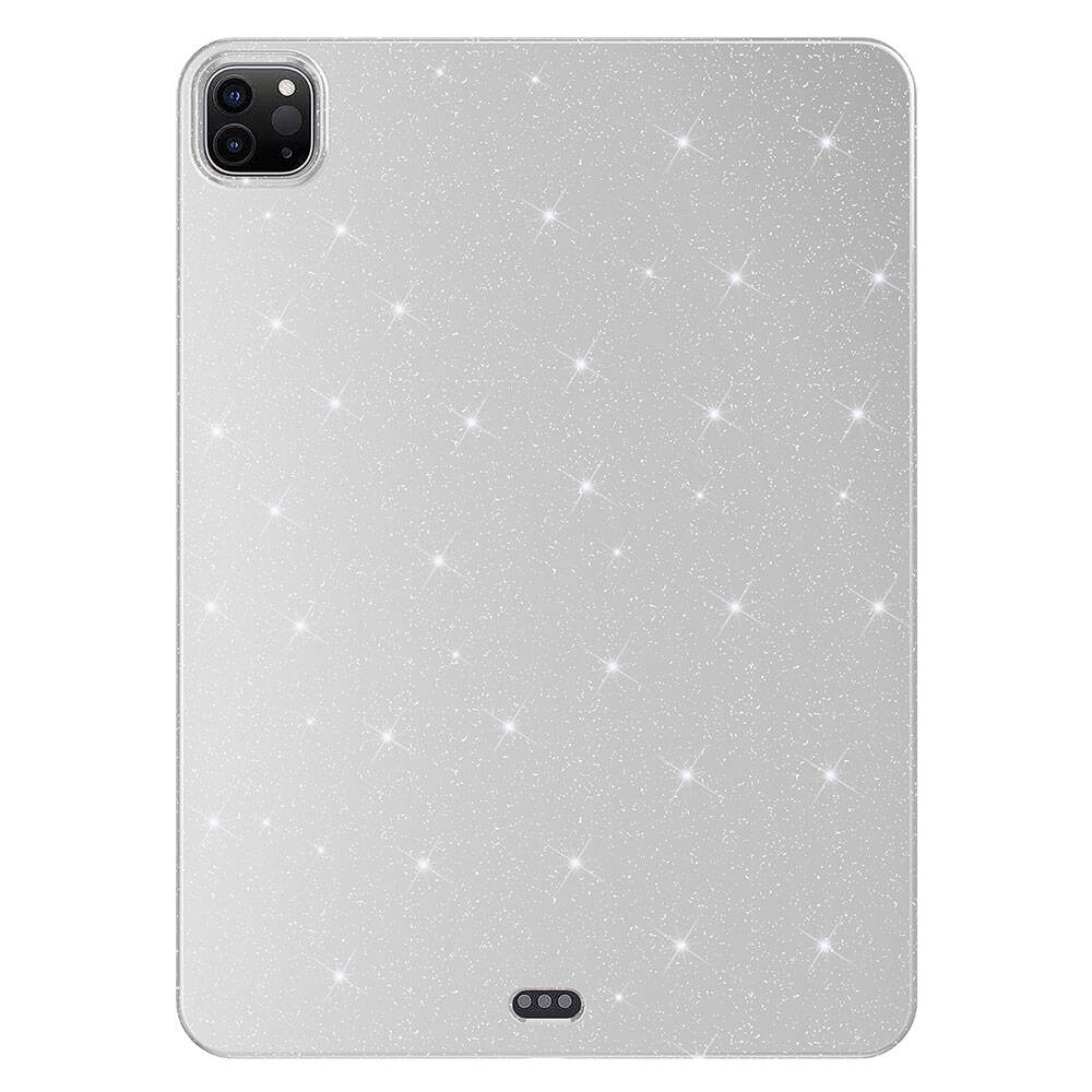 iPad Pro 11 2022 M2 Simli Parlak Görünümlü Zore Tablet Koton Kılıf Siyah