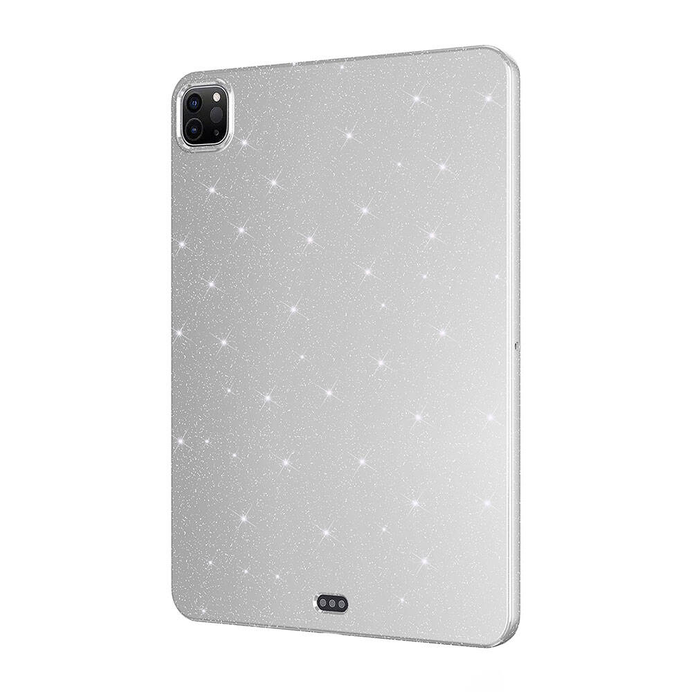 iPad Pro 11 2022 M2 Simli Parlak Görünümlü Zore Tablet Koton Kılıf Siyah