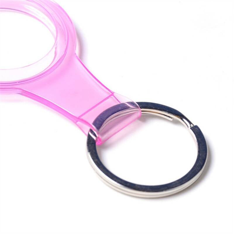 Zore Airtag 07 Silikon Anahtarlık Pembe