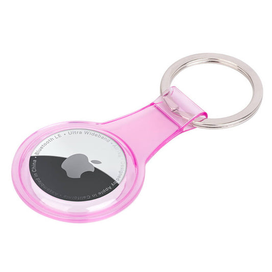 Zore Airtag 07 Silikon Anahtarlık Pembe