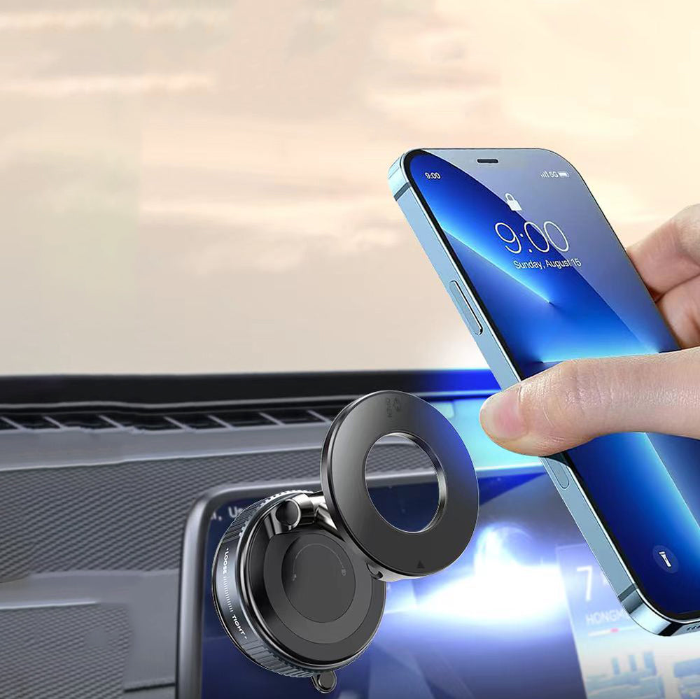 Zore K007 360 Derece Dönebilen Vakum Özellikli Magnetik Telefon Tutucu Beyaz