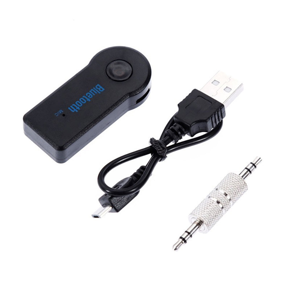 Zore Kablosuz Ses Alıcı Aux Girişli Bluetooth Adaptör Siyah