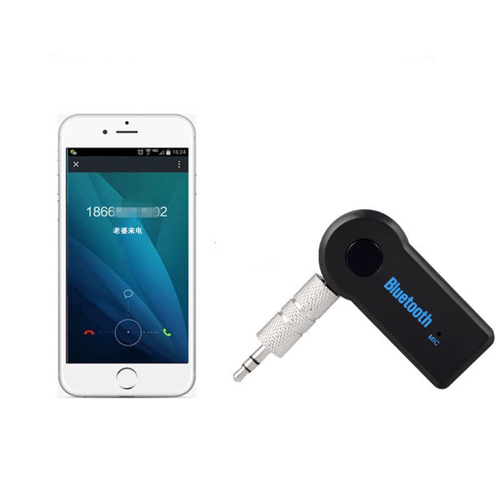 Zore Kablosuz Ses Alıcı Aux Girişli Bluetooth Adaptör Siyah