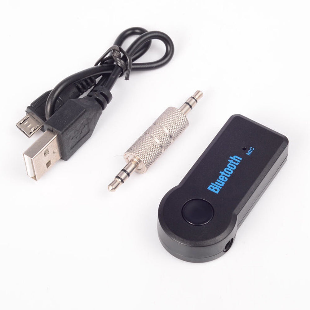Zore Kablosuz Ses Alıcı Aux Girişli Bluetooth Adaptör Siyah