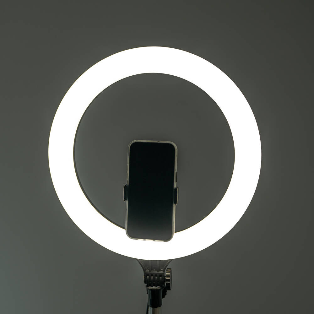 Zore MJ38 RGB 25W Ring Light Canlı Yayın 38cm USB'li ve Telefon Stand Siyah